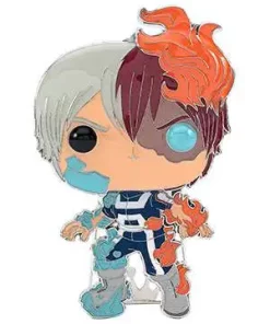 Hot Sale ✨ Funko My Hero Academia POP! Pin Shoto Todoroki Large Enamel Pin ⌛