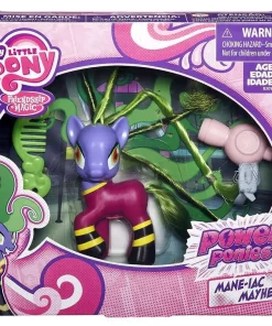 New 🎉 My Little Pony Friendship is Magic Power Ponies Mane-iac Mayhem Exclusive Figure ✔️