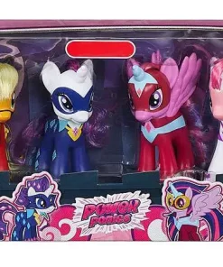 Best Pirce 🔔 My Little Pony Friendship is Magic Power Ponies Exclusive Figure 6-Pack [Damaged Package] 😀