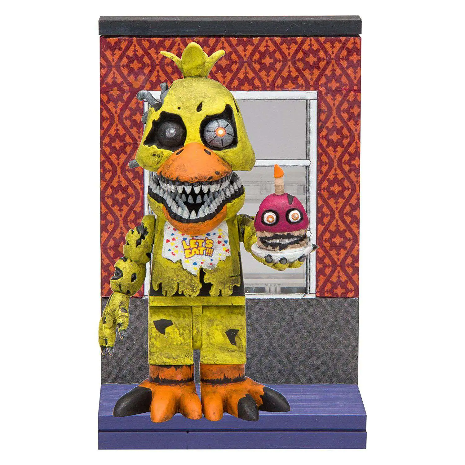 Flash Sale 🔔 McFarlane Toys Five Nights at Freddy's Nightmare Chica with Right Hall Window Micro Figure Build Set ⭐ 2 Flash Sale 🔔 McFarlane Toys Five Nights at Freddy's Nightmare Chica with Right Hall Window Micro Figure Build Set ⭐ - Image 2