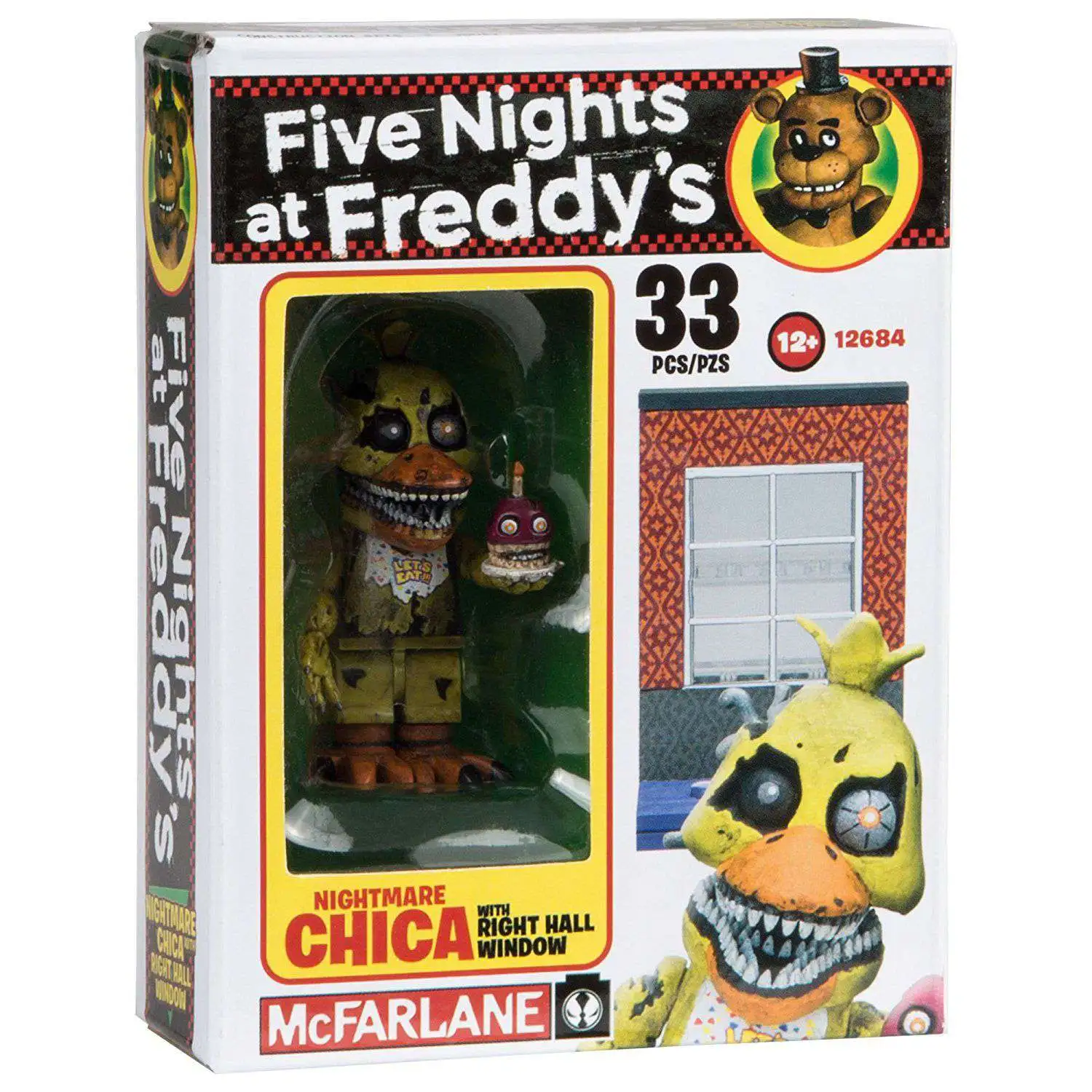 Flash Sale 🔔 McFarlane Toys Five Nights at Freddy's Nightmare Chica with Right Hall Window Micro Figure Build Set ⭐ 1 Flash Sale 🔔 McFarlane Toys Five Nights at Freddy's Nightmare Chica with Right Hall Window Micro Figure Build Set ⭐