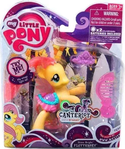 Outlet ⌛ My Little Pony Canterlot Shine Bright Fluttershy Exclusive Figure 🎁
