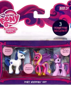 Flash Sale ✨ My Little Pony Friendship is Magic Character Collection Sets Pony Wedding Figure Set [Damaged Package, Mint Figures] 😍