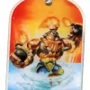Outlet 👏 Skylanders Swap Force Blast Ranger 🐕 Dog Tag #28 [Loose] 🔥