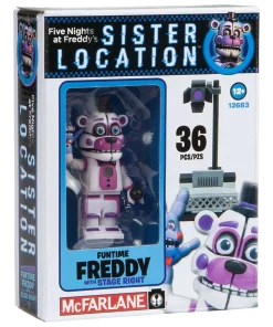 Top 10 👏 McFarlane Toys Five Nights at Freddy's Sister Location Funtime Freddy with Stage Right Micro Figure Build Set 👍