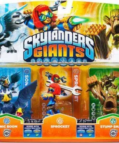 Cheap 👍 Skylanders Giants Sprocket, Sonic Boom & Stump Smash Figure 3-Pack [Damaged Package] 😀